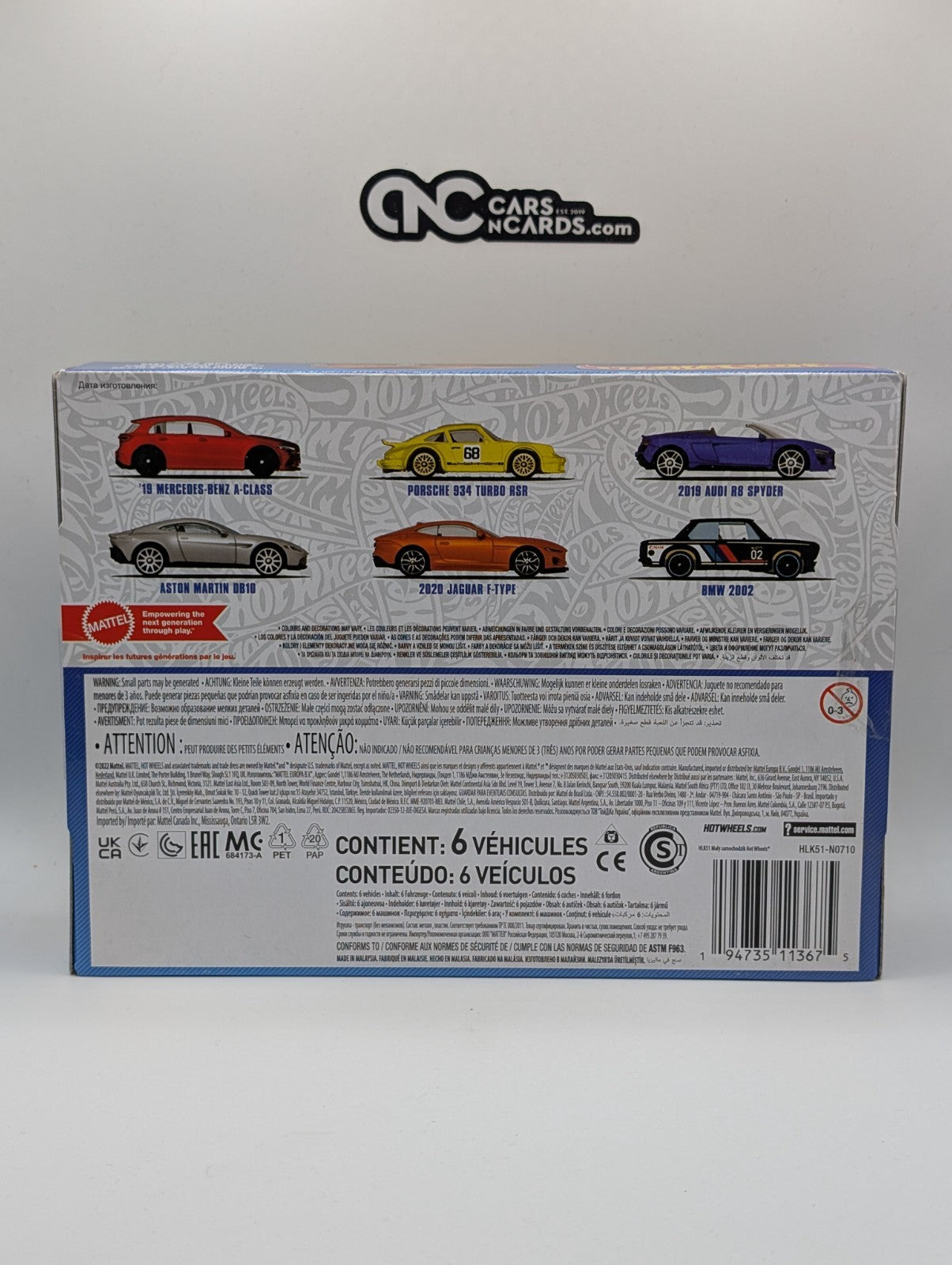 2023 Hot Wheels Multipack European Car Culture Porsche/BMW/Audi 6 Pack HLK51