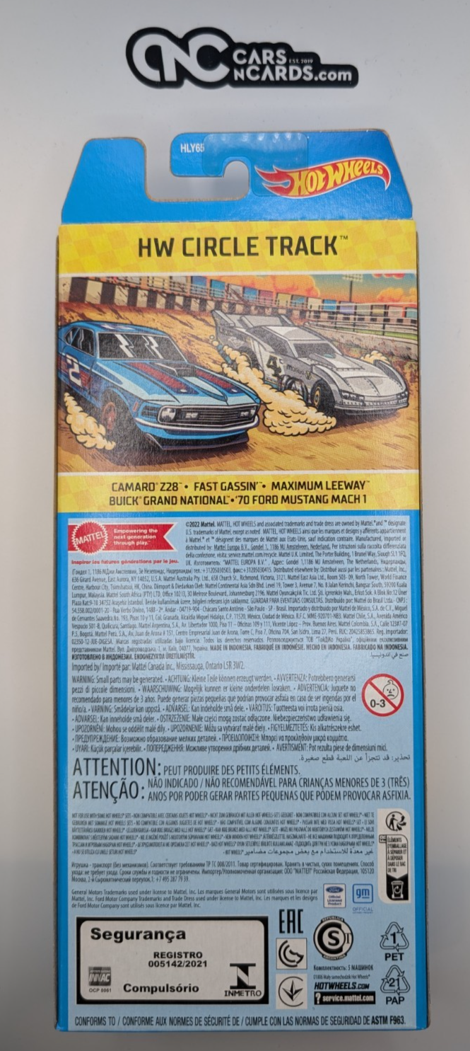2023 Hot Wheels 5 Pack Circle Track Camaro/Buick/Mustang Mach 1 (Soft Corners)