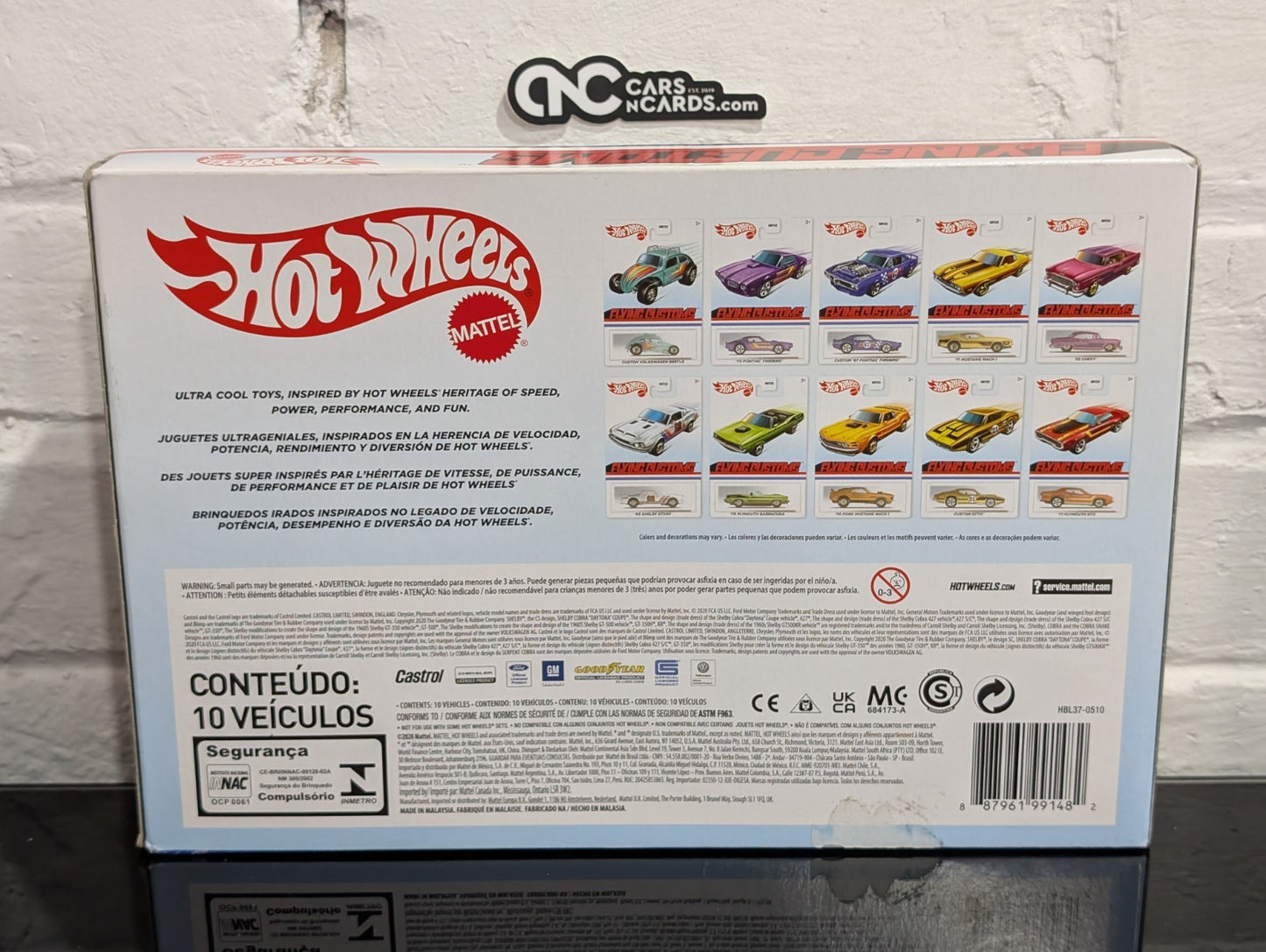 2021 Hot Wheels Multipack Flying Customs 10 Pack Target Exclusive HBL37