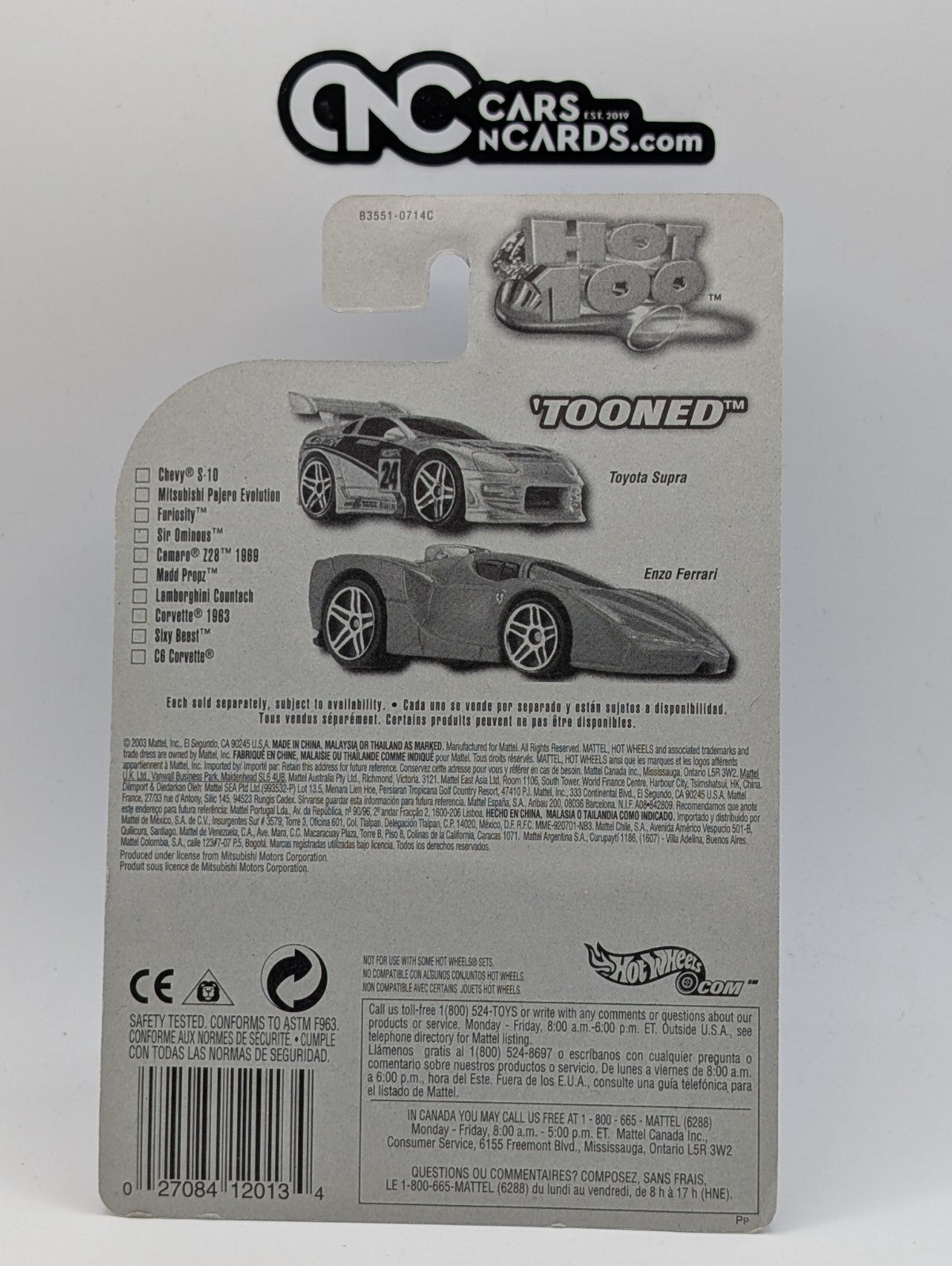 2004 Hot Wheels First Editions 54/100 Tooned Mitsubishi Pajero Evolution