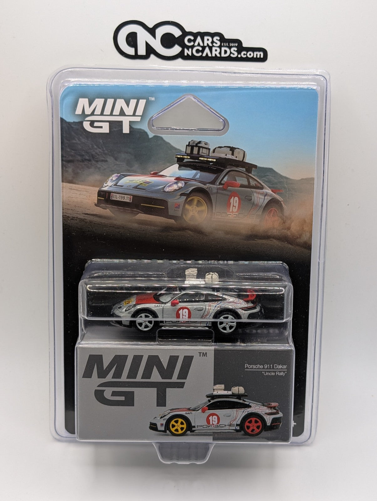 Mini GT 1:64 Porsche 911 Dakar Uncle Rally RAW CHASE – Cars N Cards