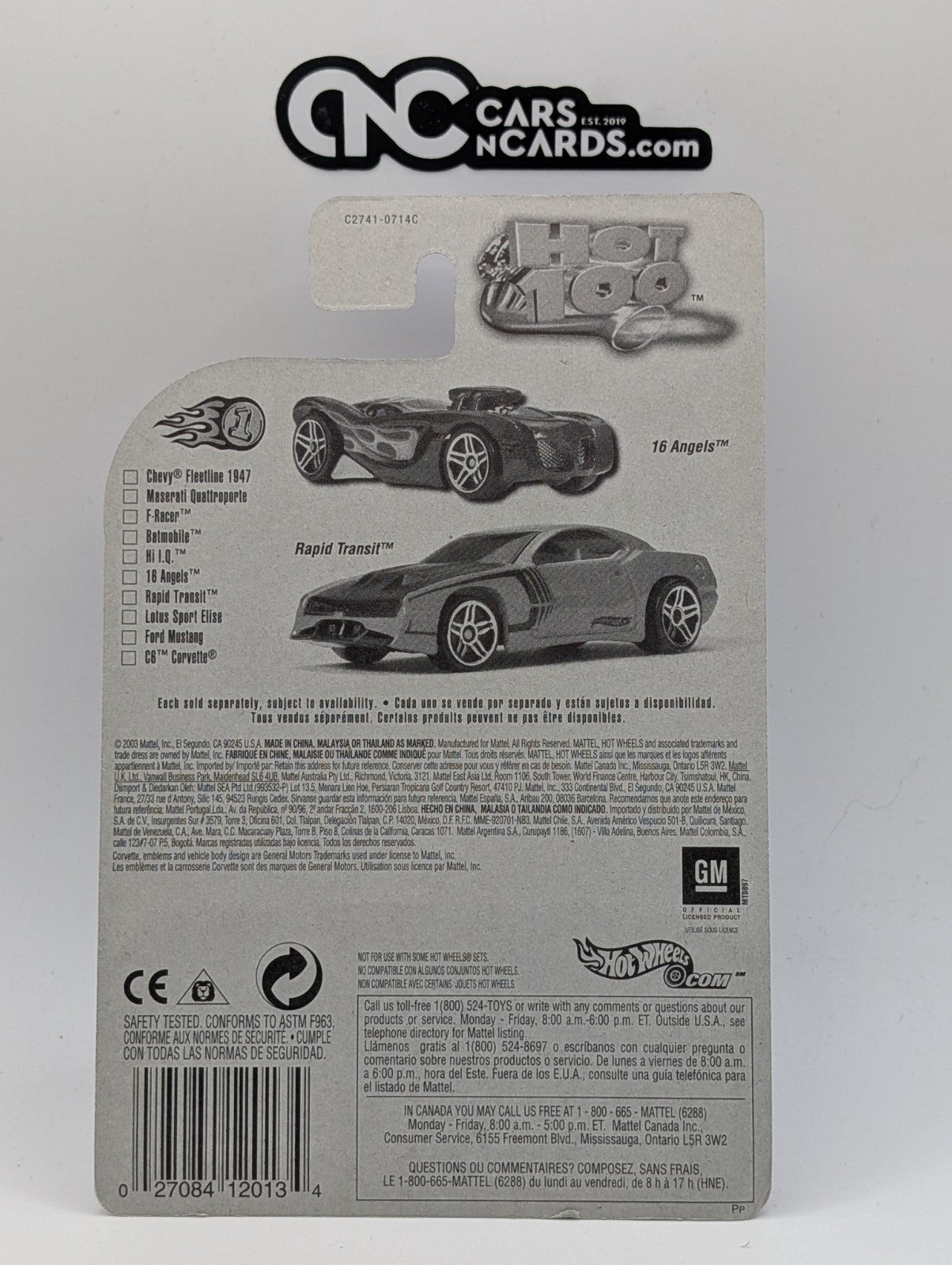 2004 Hot Wheels First Editions 58/100 C6 Corvette Red Collector #58