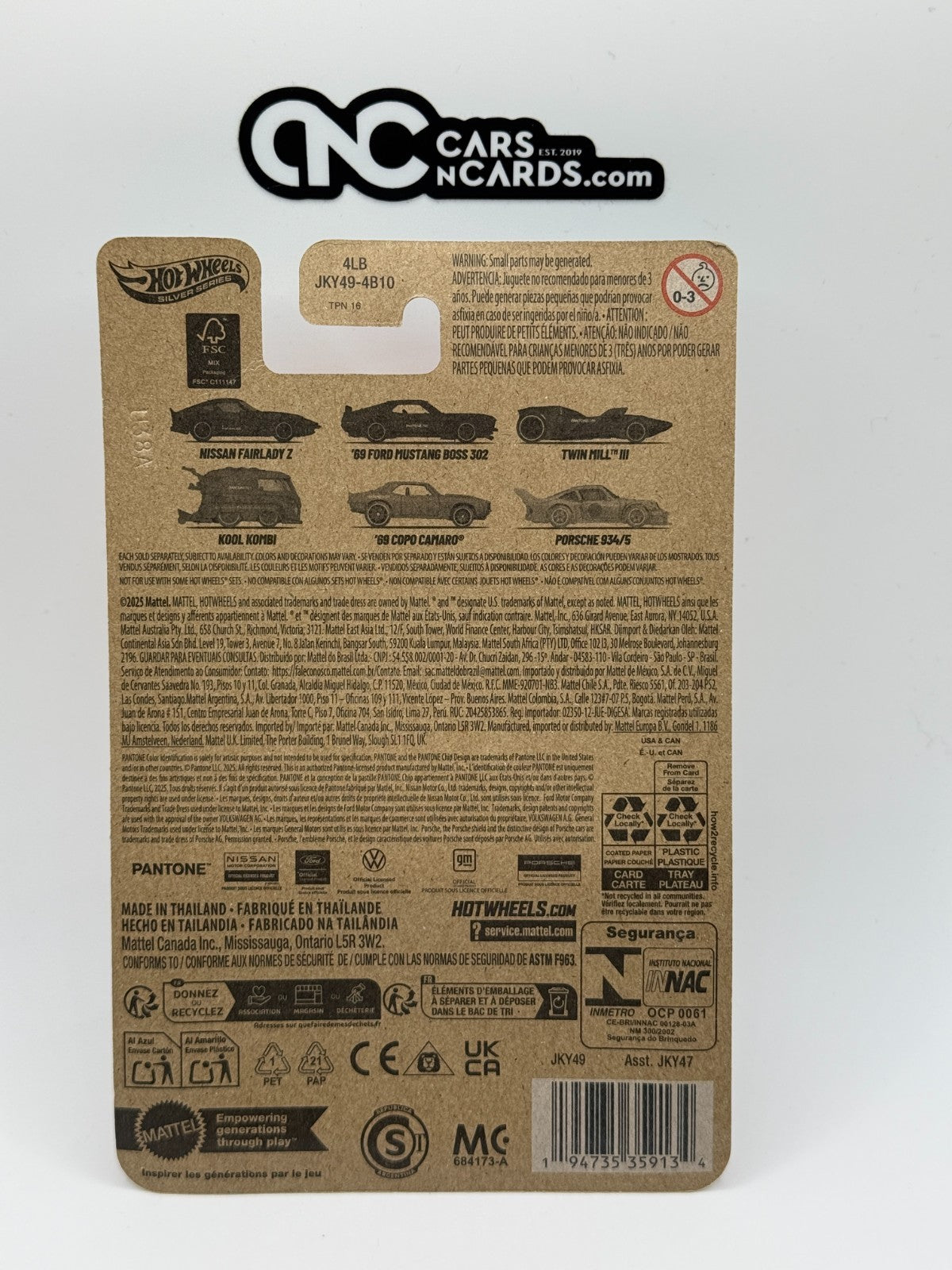 2025 Hot Wheel Silver Series 4/6 Pantone 021 Kool Kombi