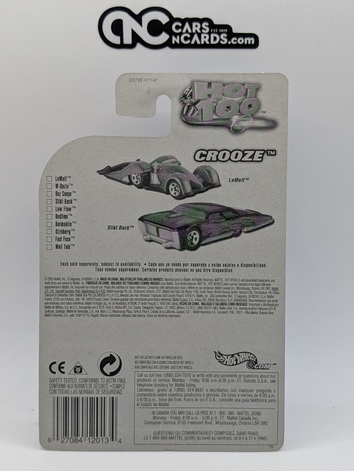 2004 Hot Wheels First Editions 64/100 Crooze Wail Tale (Soft Corners)
