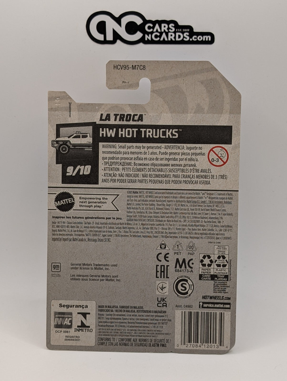 2022 Hot Wheels HW Hot Trucks 9/10 La Troca Gold 116/250 (Soft Corners)