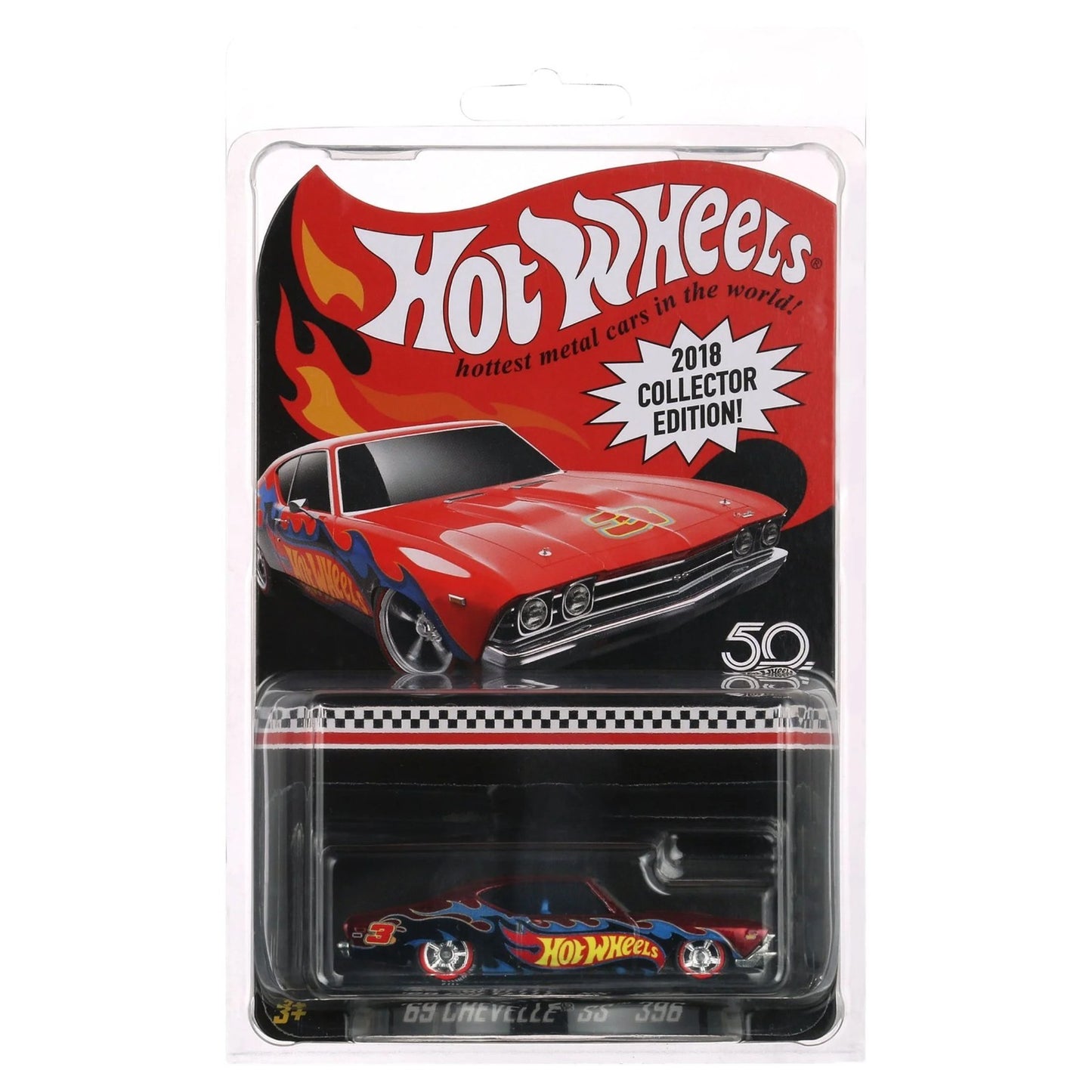 2018 Hot Wheels Collector Edition Mail In '69 Chevelle SS 396 With Protector