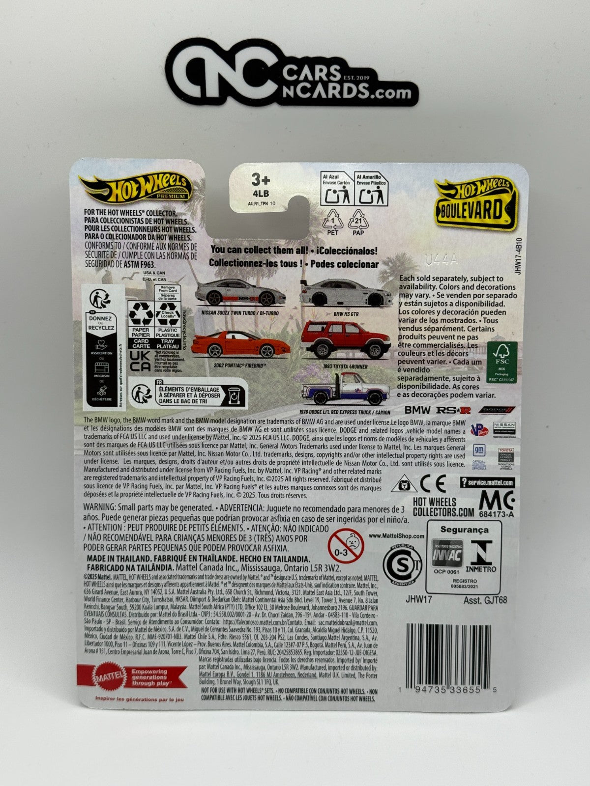 2026 Hot Wheels 1:64 Premium Boulevard #143 2002 Pontiac Firebird