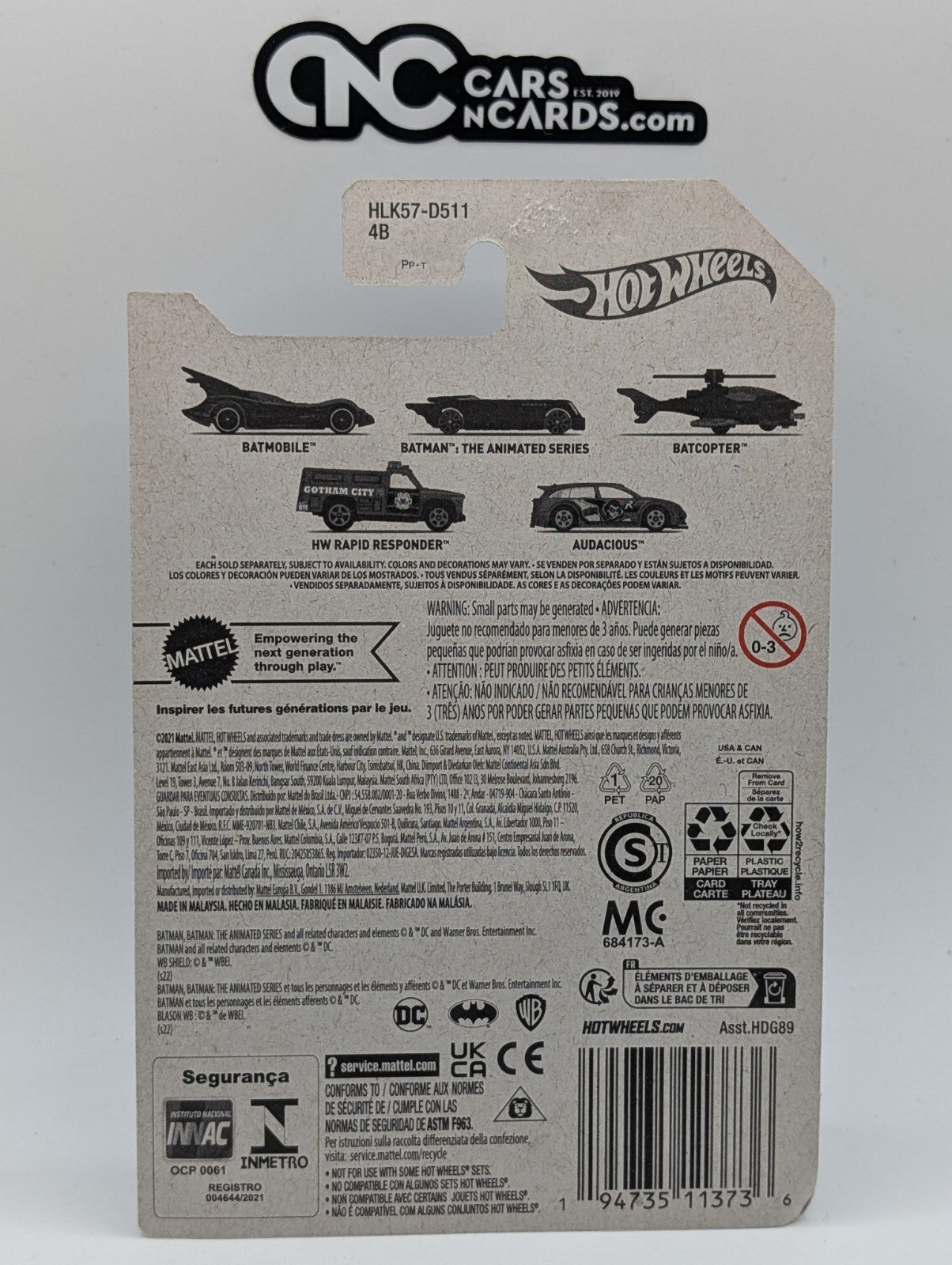 2023 Hot Wheels Batman 3/20 Batcopter (Soft Corners)