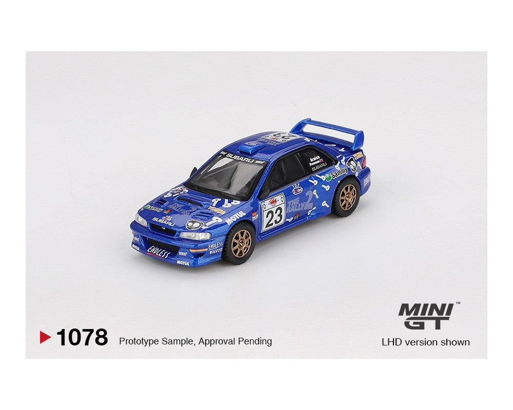 Mini GT 1:64 Subaru Impreza WRC99 #23 2000 Acropolis Rally – Mijo Exclusives