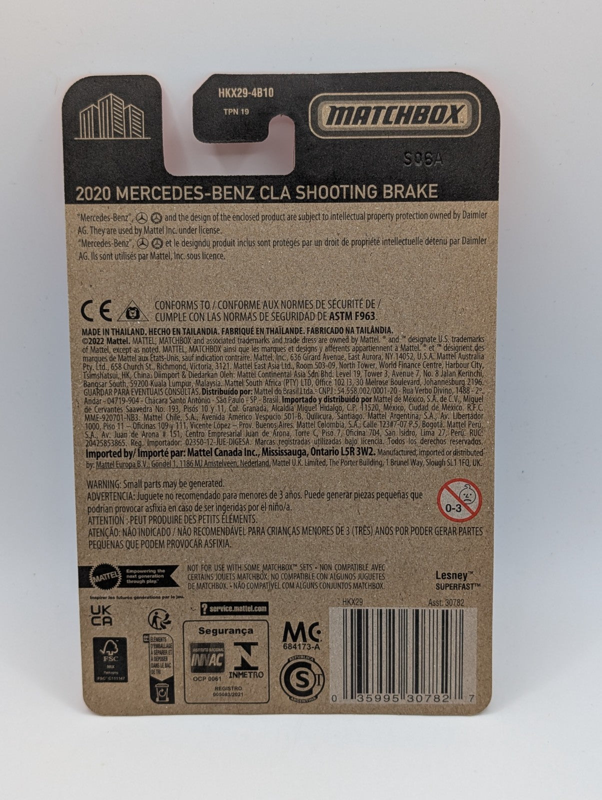 2023 Matchbox Super Chase 2020 Mercedes-Benz CLA Shooting Brake With Protector