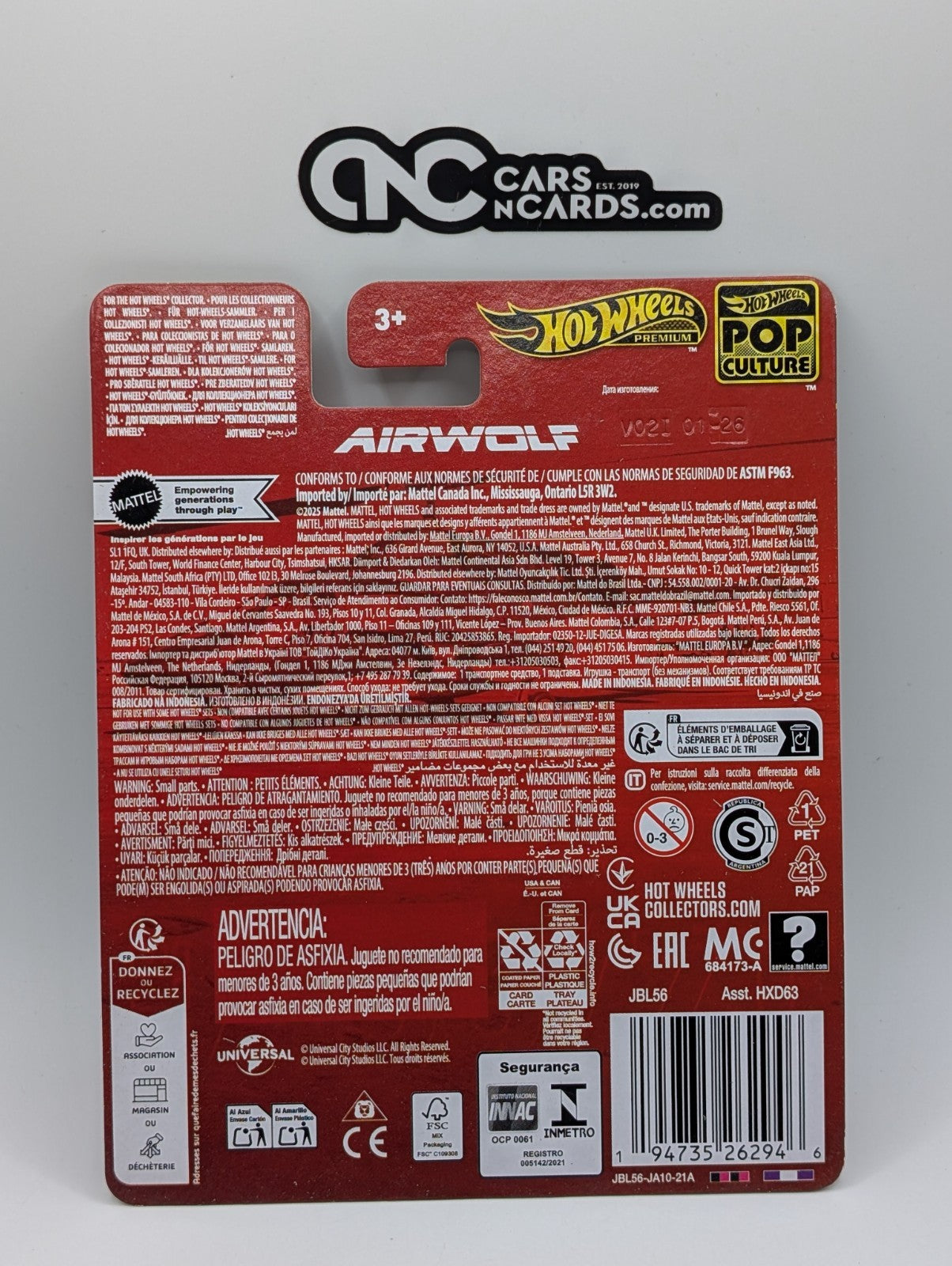 2026 Hot Wheels Premium Pop Culture Airwolf Helicopter