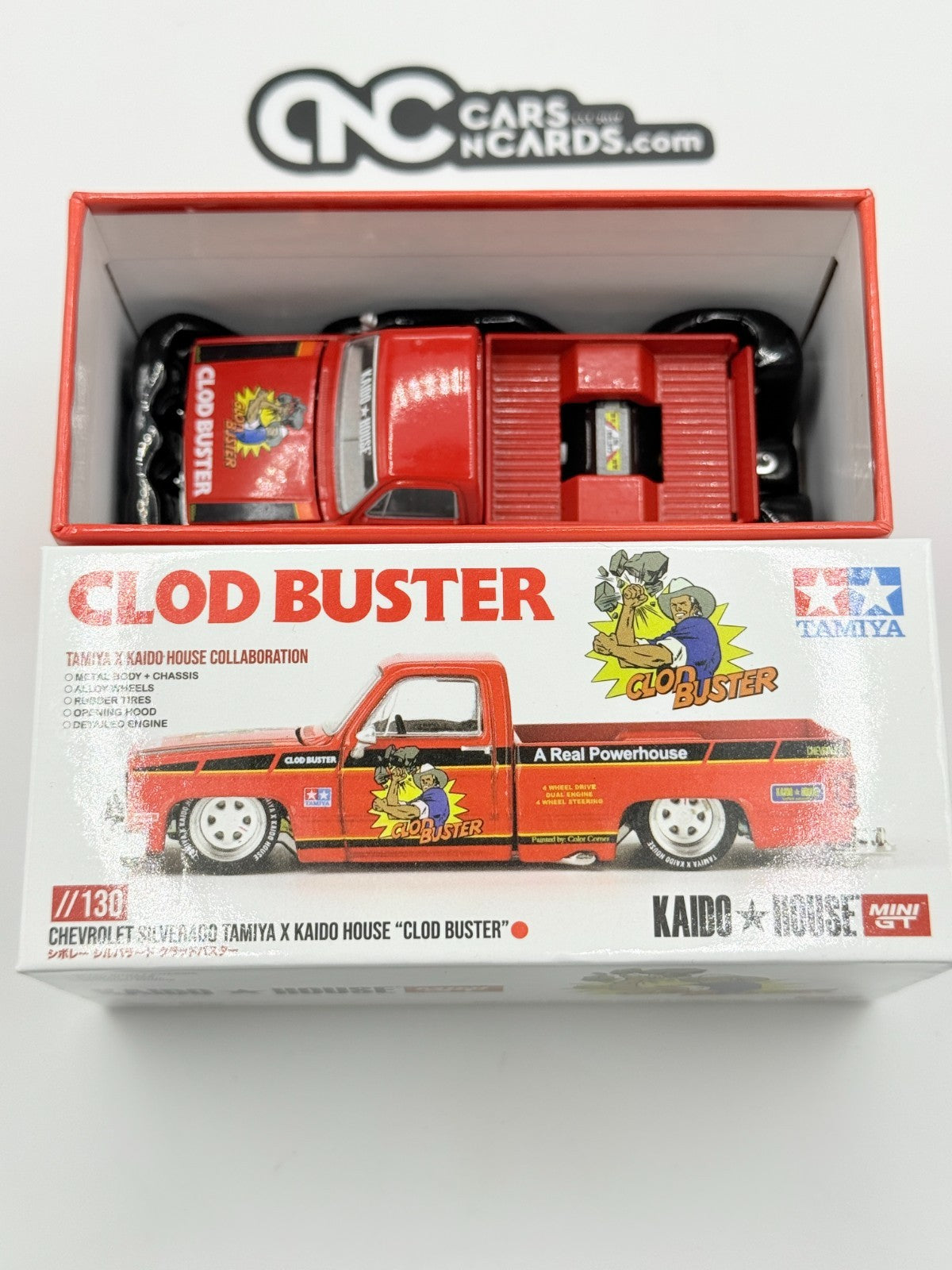 Kaido House x Mini GT 1:64 KHMG130 Chevrolet Silverado Tamiya Clod Open Box