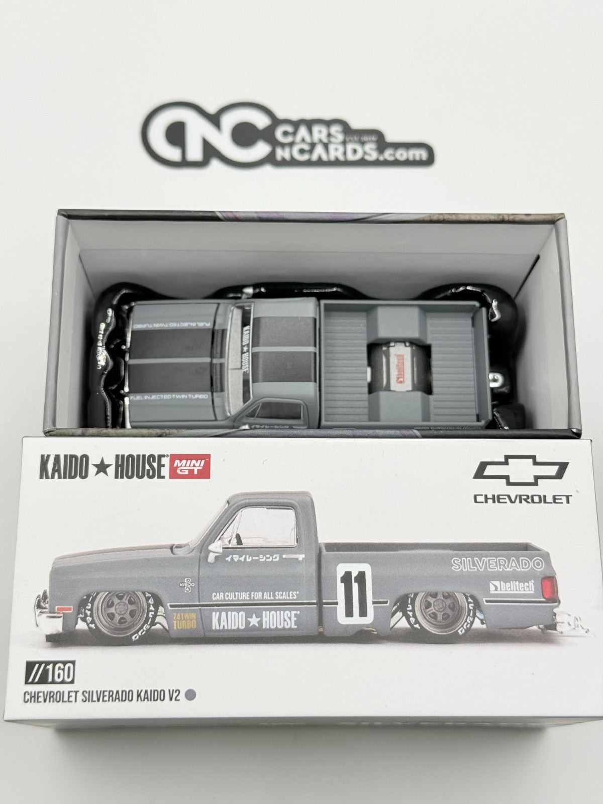 Kaido House x Mini GT 1:64 KHMG160 Chevrolet Silverado Kaido V2 Open Box