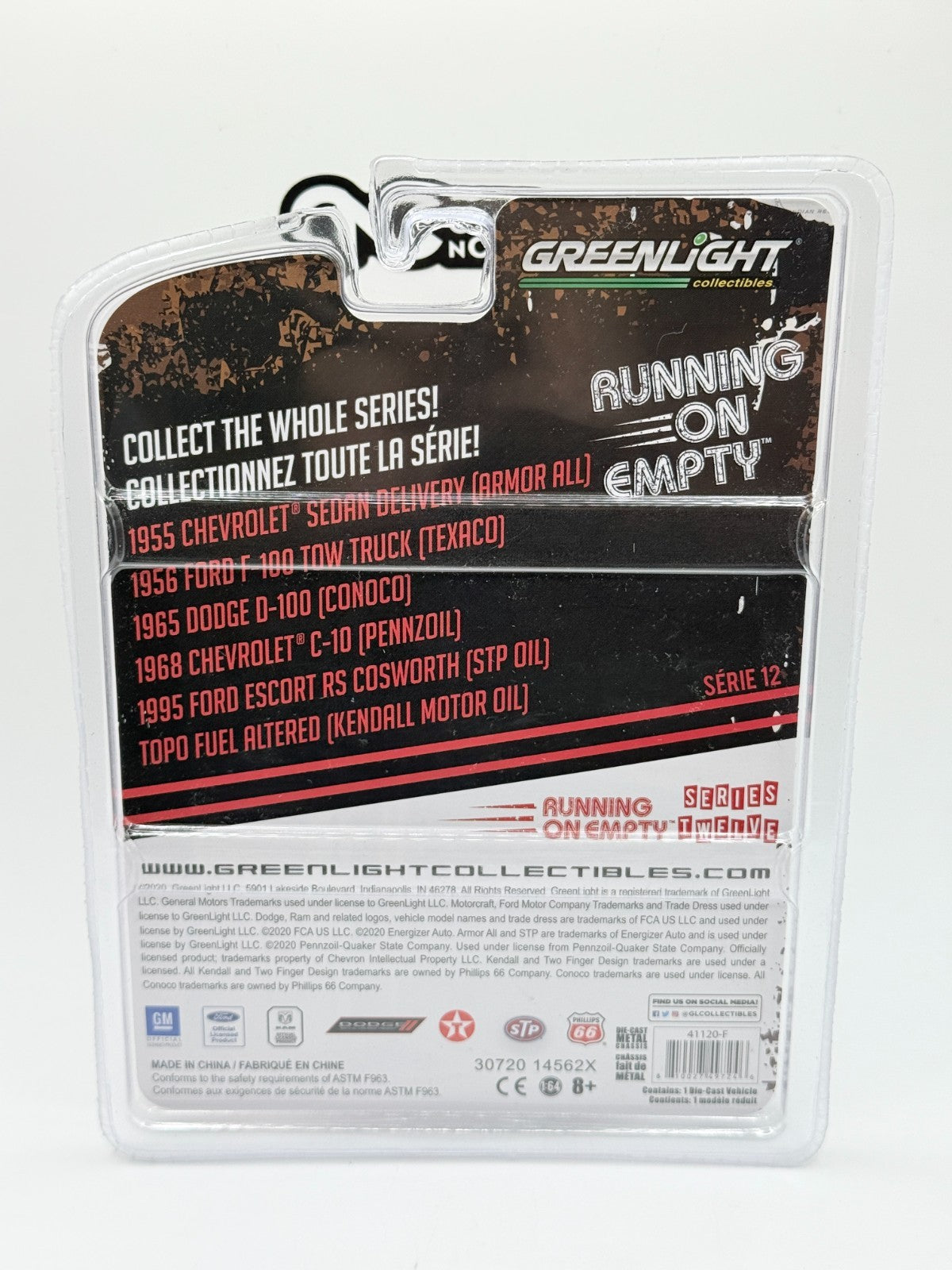 Greenlight Running on Empty Series 12 Topo Fuel Altered Black Kendall
