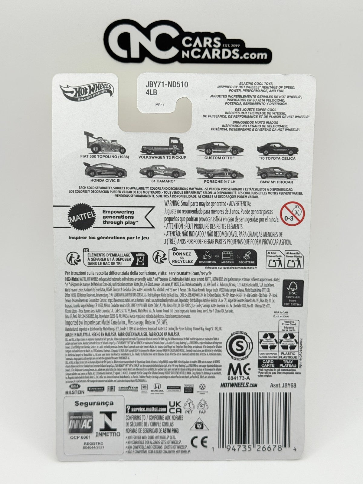 2026 Hot Wheels The Hot Ones 3/8 Custom Otto (Card Crease)