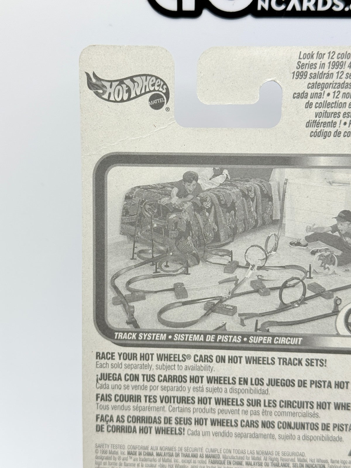 1999 Hot Wheels First Editions 10/26 Porsche 911 GT3 Cup Silver (Card Crease)