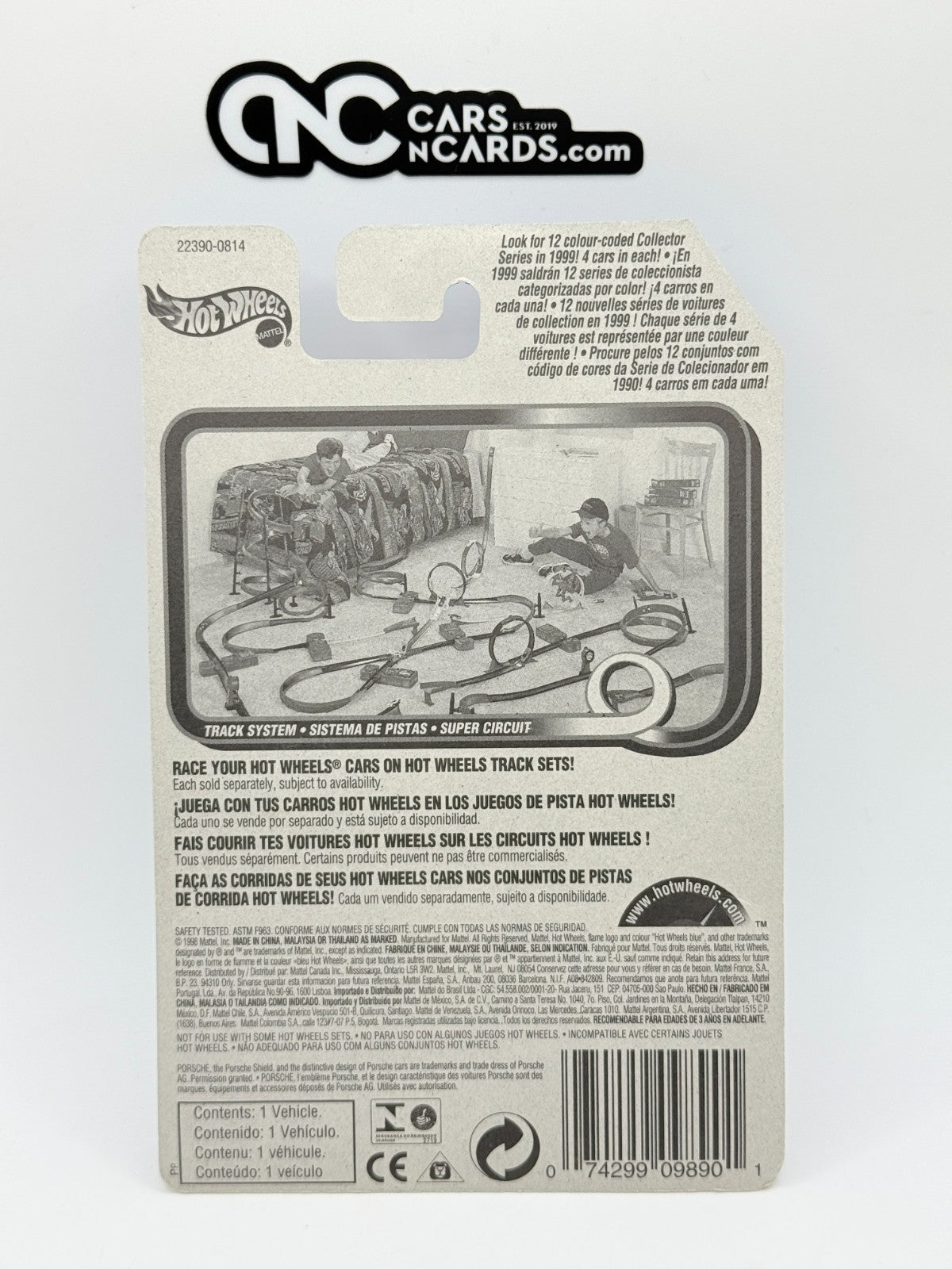 2002 Hot Wheels Porsche 959 Silver (Soft Corners)