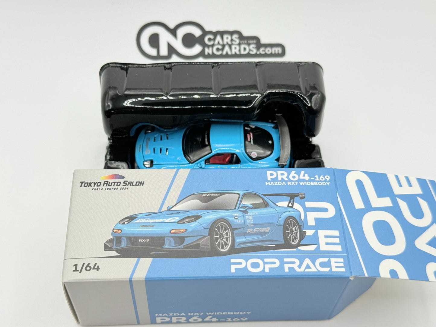 POPRACE Tokyo Auto Salon Kuala Lumpur 2024 Exclusive Mazda RX7 Widebody Open Box