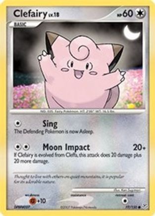 Clefairy 77/130 - Diamond and Pearl Reverse Holofoil