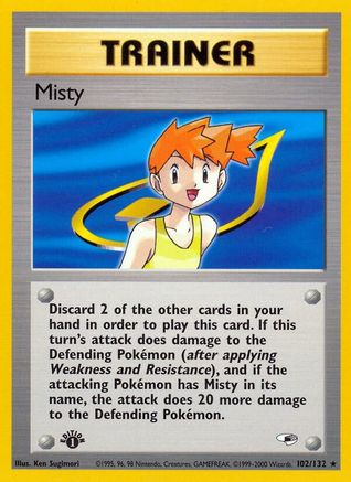 Misty (102) 102/132 - Gym Heroes Unlimited