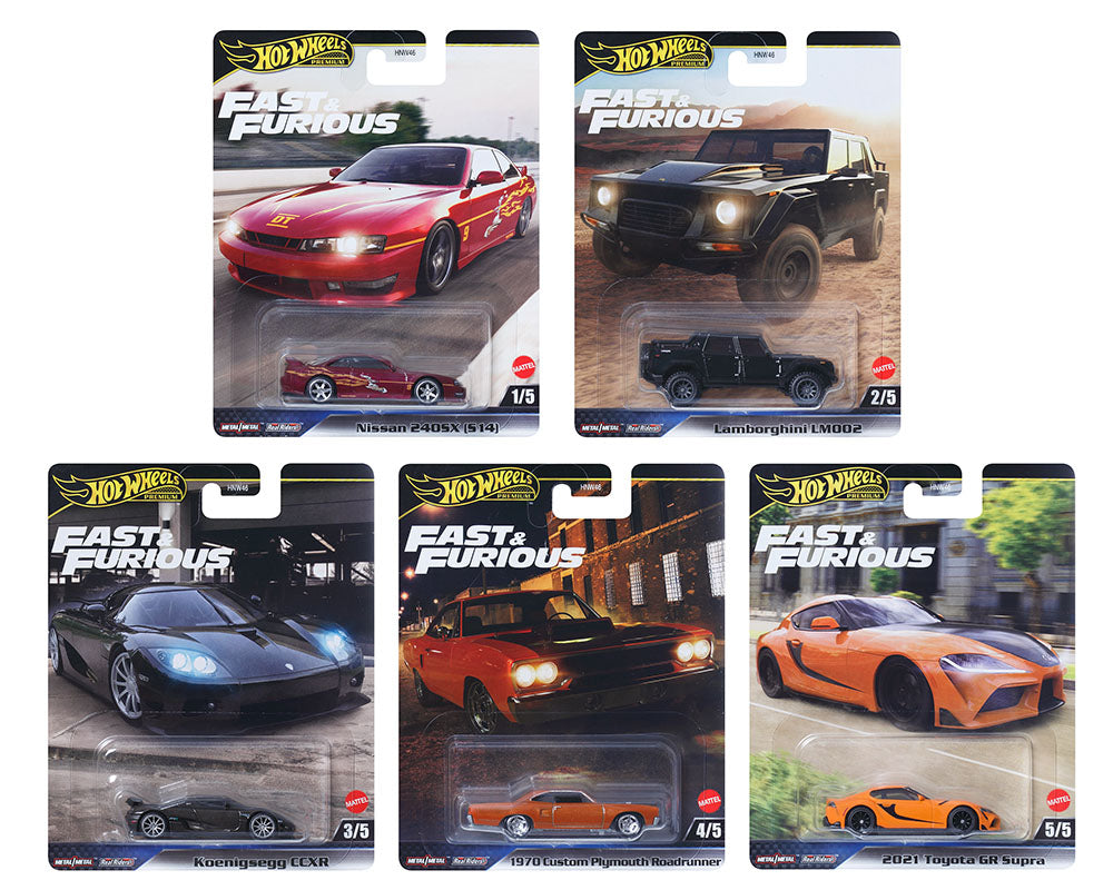 (PRE-ORDER) Hot Wheels 1:64 Fast & Furious Premium 2025 L Full Set of 5