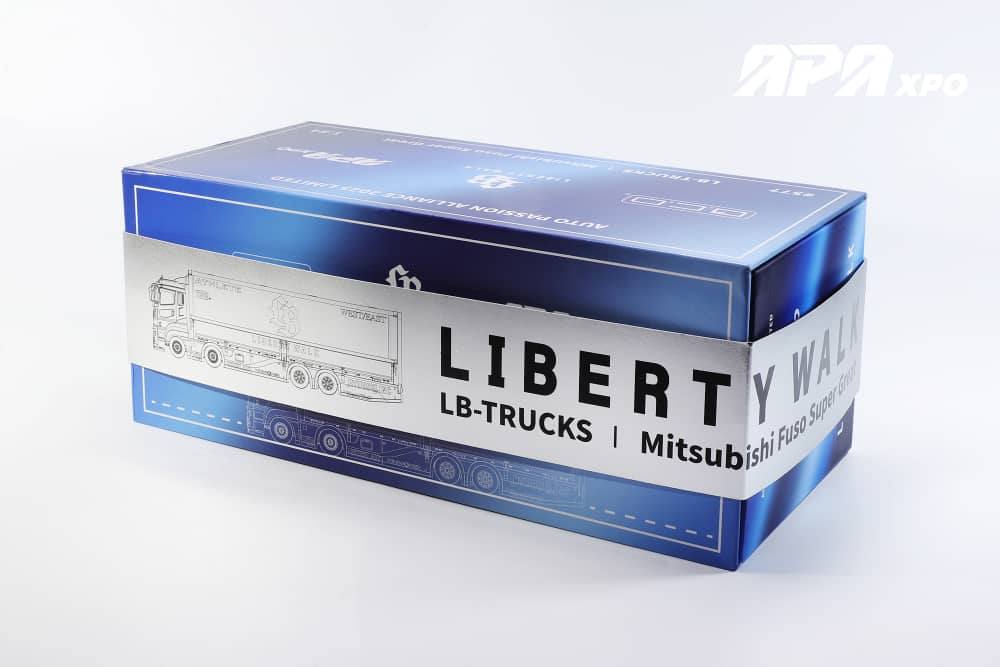 (PRE-ORDER) GCD 1:64 LBWK LB-Truck Fuso Super Great 2025 Foshan APA XPO Exclusive KS-073-577
