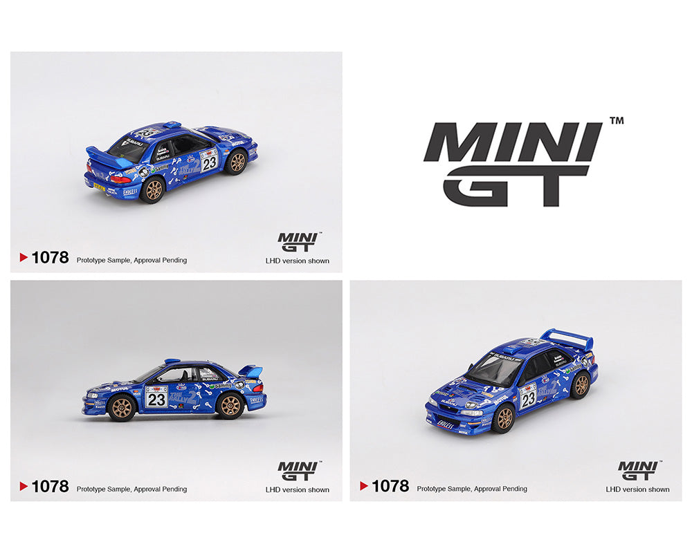 (PRE-ORDER) Mini GT 1:64 Subaru Impreza WRC99 #23 2000 Acropolis Rally – Mijo Exclusives