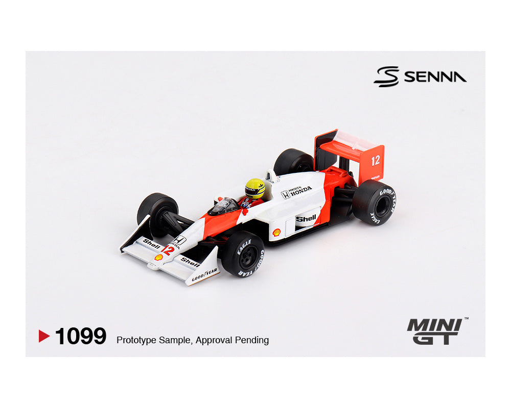 (PRE-ORDER) Mini GT 1:64 McLaren MP4/4 #12 Ayrton Senna 1988 Japanese Grand Prix Winner- Limited Edition