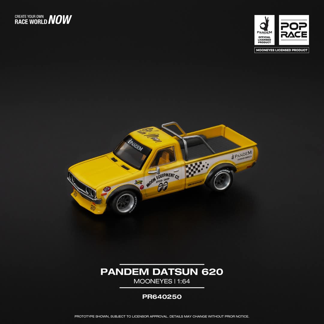 (PRE-ORDER) POPRACE 1:64 PANDEM DATSUN 620 - MOONEYES PR640250