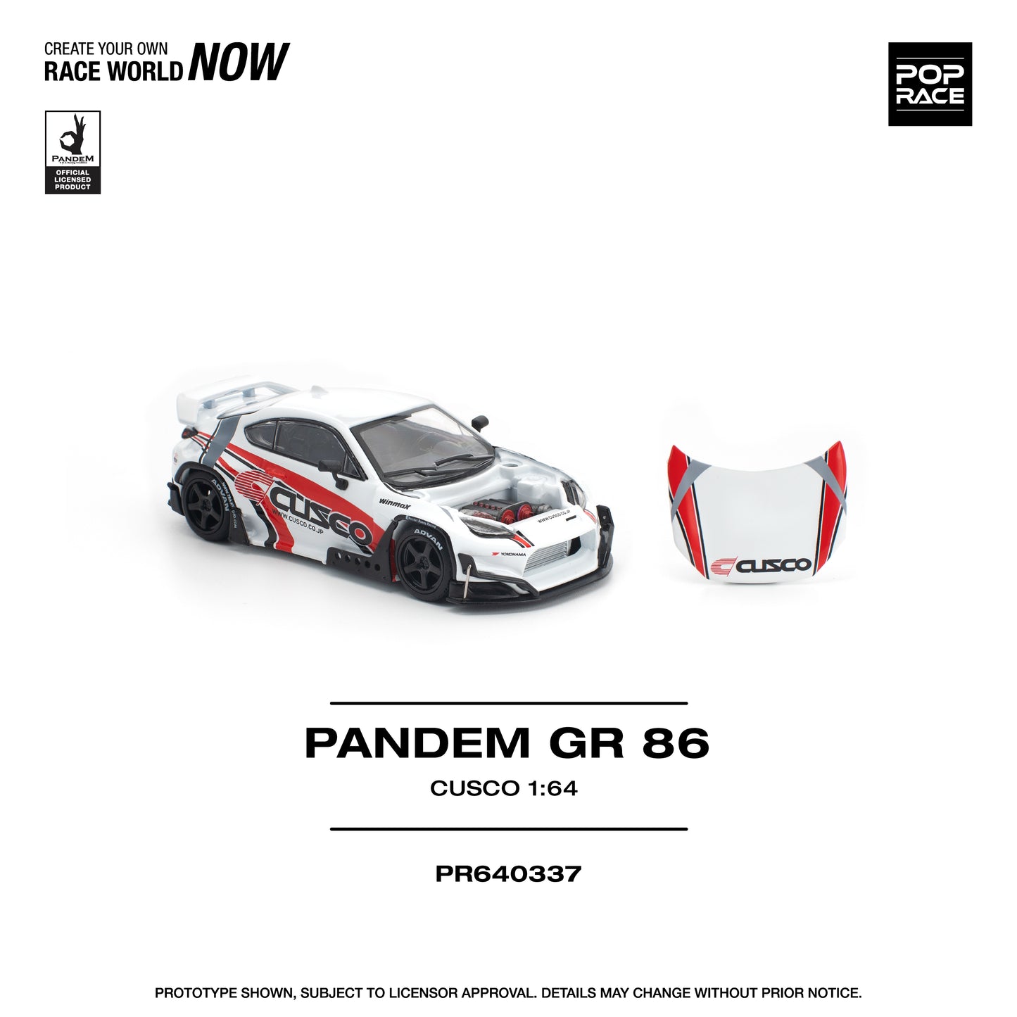 (PRE-ORDER) POPRACE 1:64 PANDEM GR86 - CUSCO PR640337
