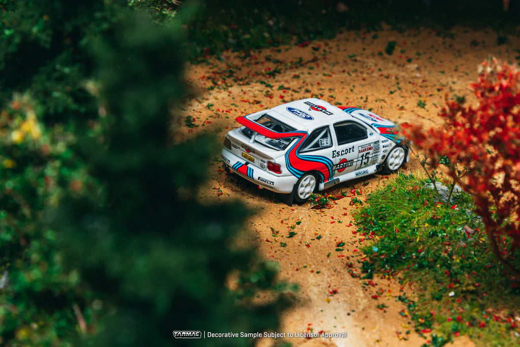 (PRE-ORDER) TARMAC WORKS HOBBY64 1:64 Ford Escort RS Cosworth WRC Rallye Sanremo 1994 Malcolm Wilson / Bryan Thomas T64-081-94RS15