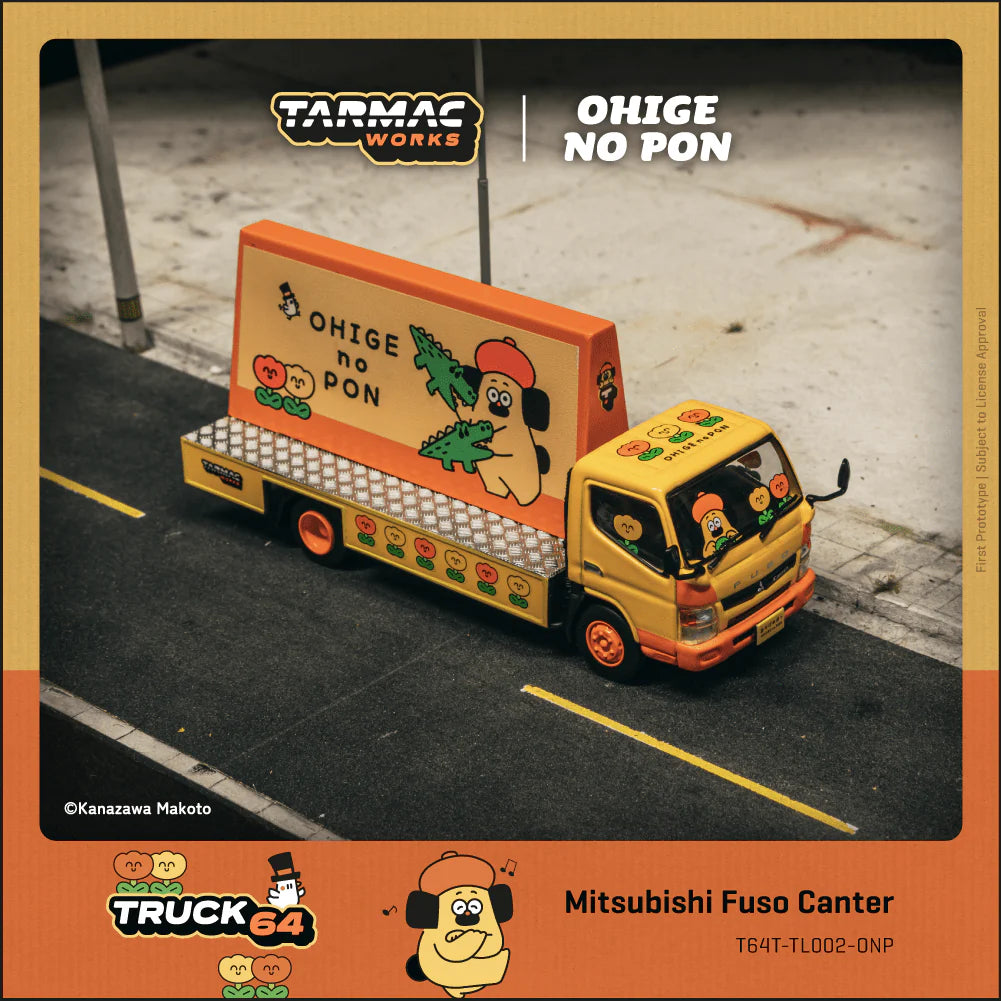 (PRE-ORDER) TARMAC WORKS TRUCK64 1:64 Mitsubishi Fuso Canter OHIGEnoPON T64T-TL002-ONP