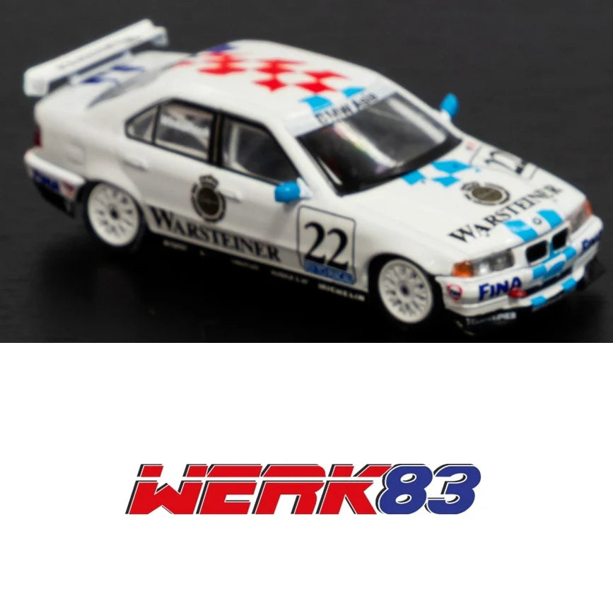 (PRE-ORDER) WERK83 1:64 BMW 320i Macau Guia Race 1996 Joachim Winkelhock #22 WK83-034h