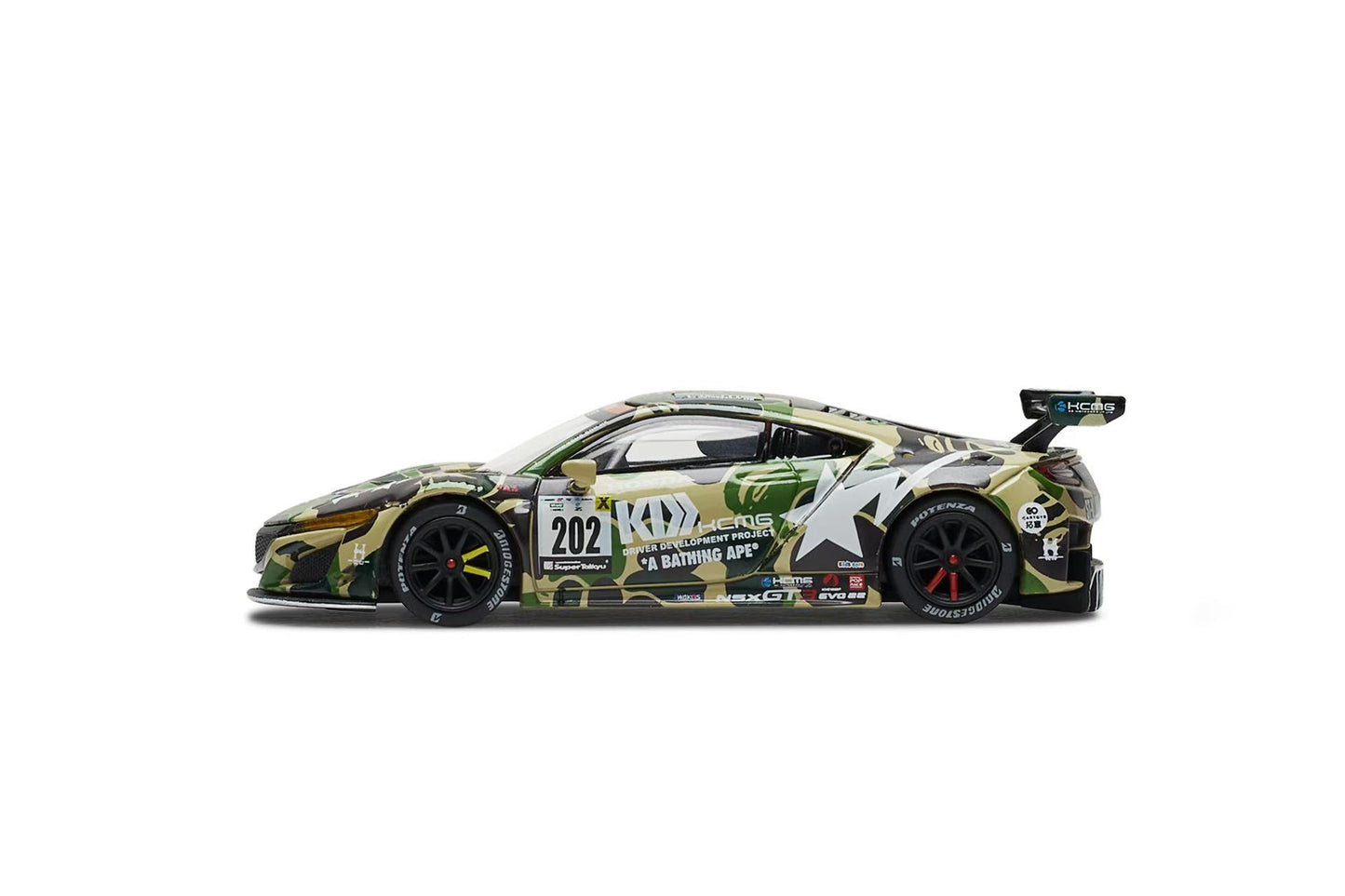 (PRE-ORDER) BAPE®︎ x POPRACE 1/64 HONDA NSX GT3 EVO22BAPE PR64002