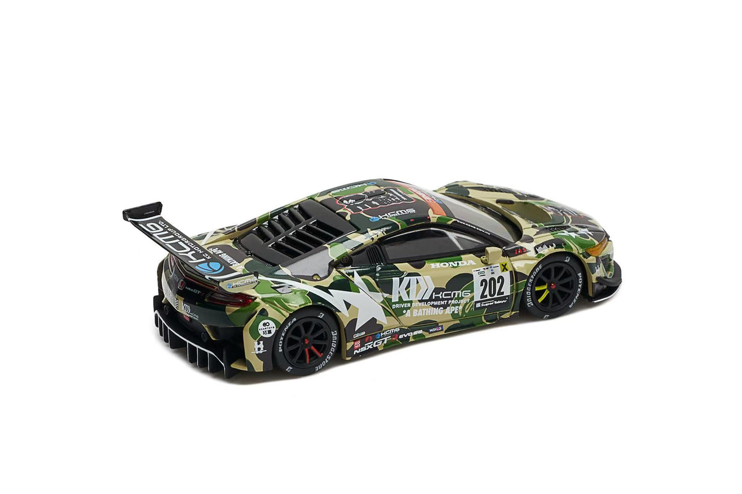 (PRE-ORDER) BAPE®︎ x POPRACE 1/64 HONDA NSX GT3 EVO22BAPE PR64002