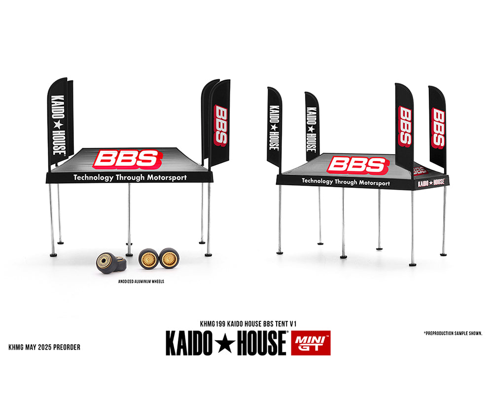 (PRE-ORDER) Kaido House x Mini GT 1:64 Kaido House BBS Tent V1
