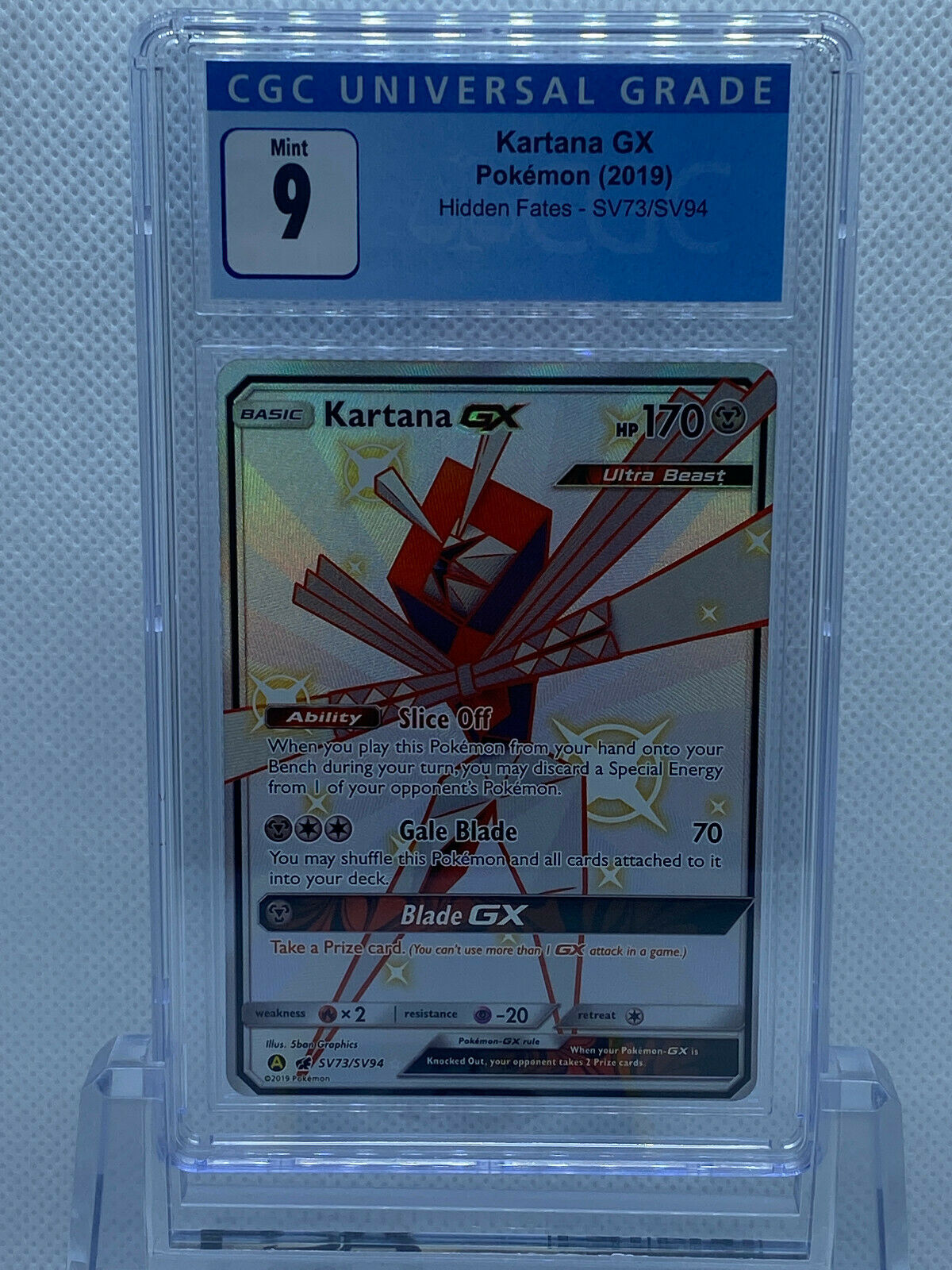 SV73/SV94 Kartana GX, Rare Ultra Card