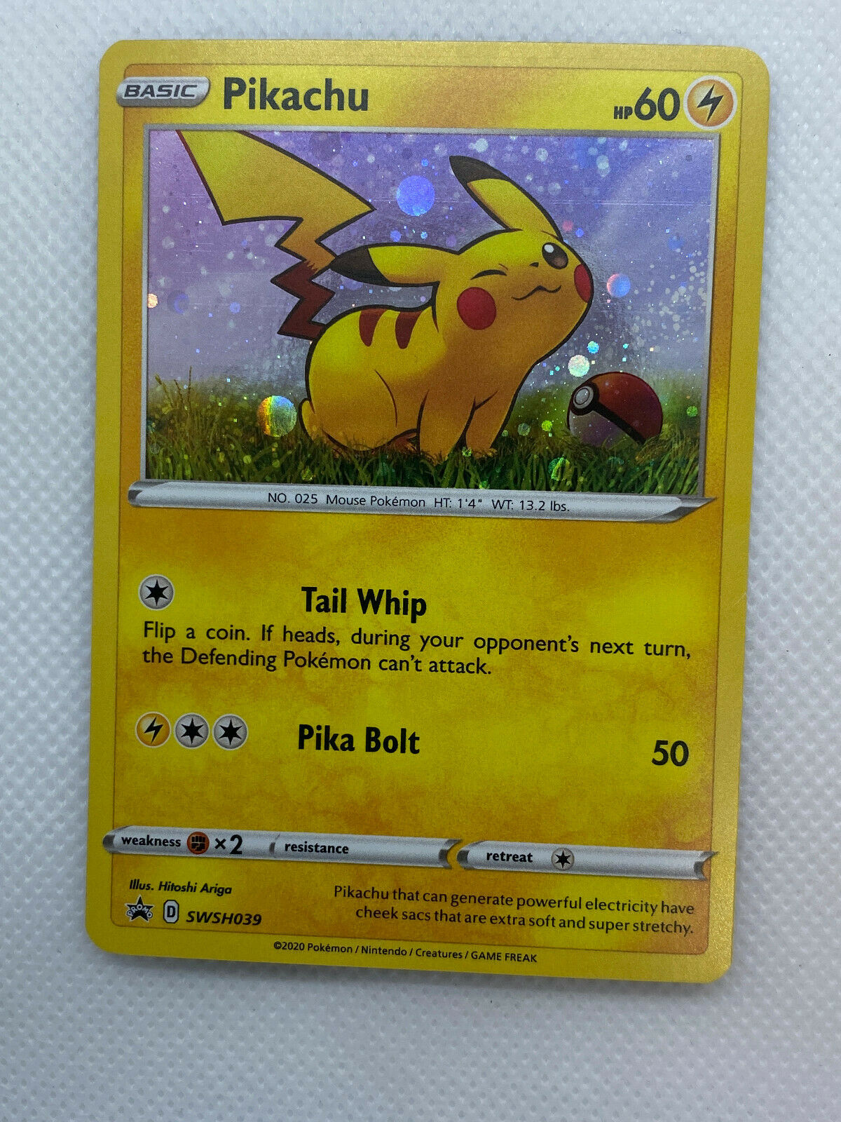 Pokémon HOLO SWSH039 PROMO (Print holo Error) Cars N Cards