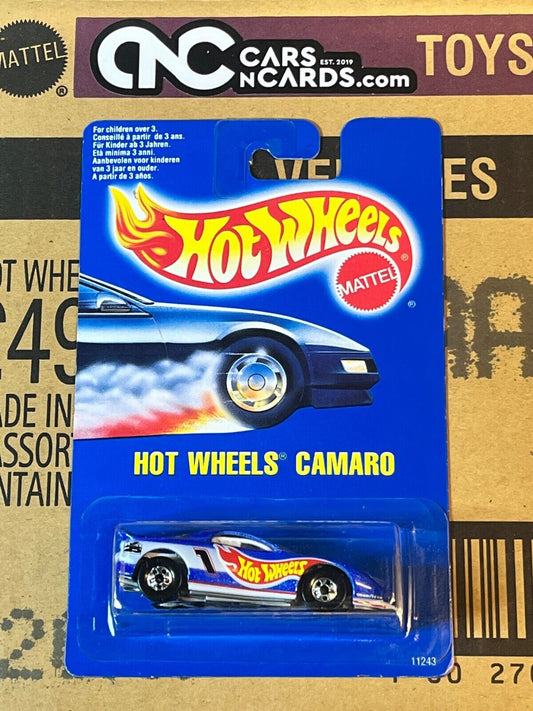 1991 Hot Wheels Blue Card Camaro Hot Wheels Race Team NIP