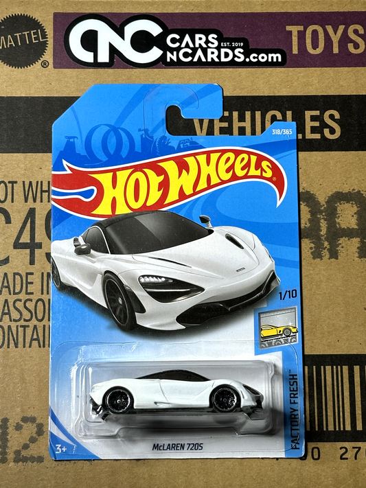 2018 Hot Wheels Factory Fresh 1/10 McLaren 720S White NIP
