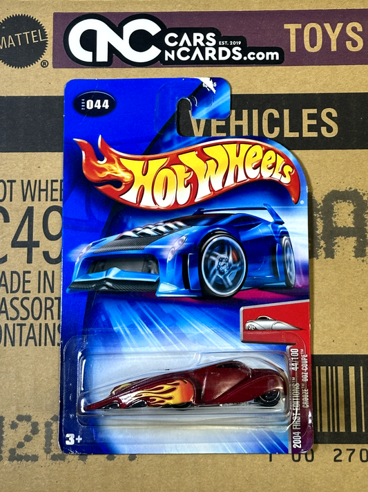 2004 Hot Wheels First Editions 44/100 Crooz Ooz Coupe (Card Damage)