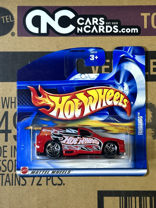 2001 Hot Wheels Fandango Short Card Rare NIP