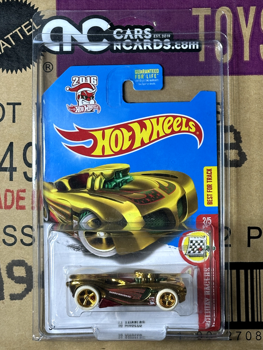 2016 Hot Wheels Holiday Racers 16 Angels Super Treasure Hunt With Protector