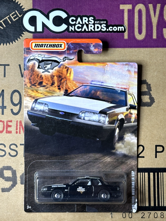 2019 Matchbox Mustang Series 2/12 '93 Ford Mustang LX SSP (Card Damage)