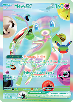 Pokémon TCG 30th Celebration anniversary card artwork featuring a bright day-and-night theme