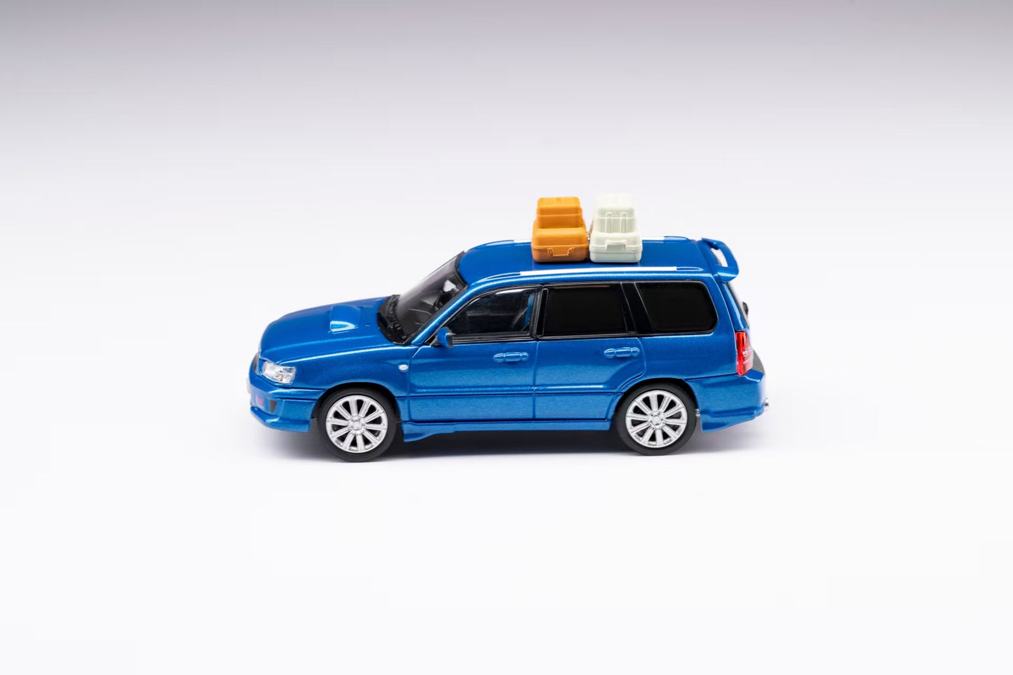 (PRE-ORDER) ModelModel 1:64 Subaru Forester SG9 Sti blue MM64-SG9-001