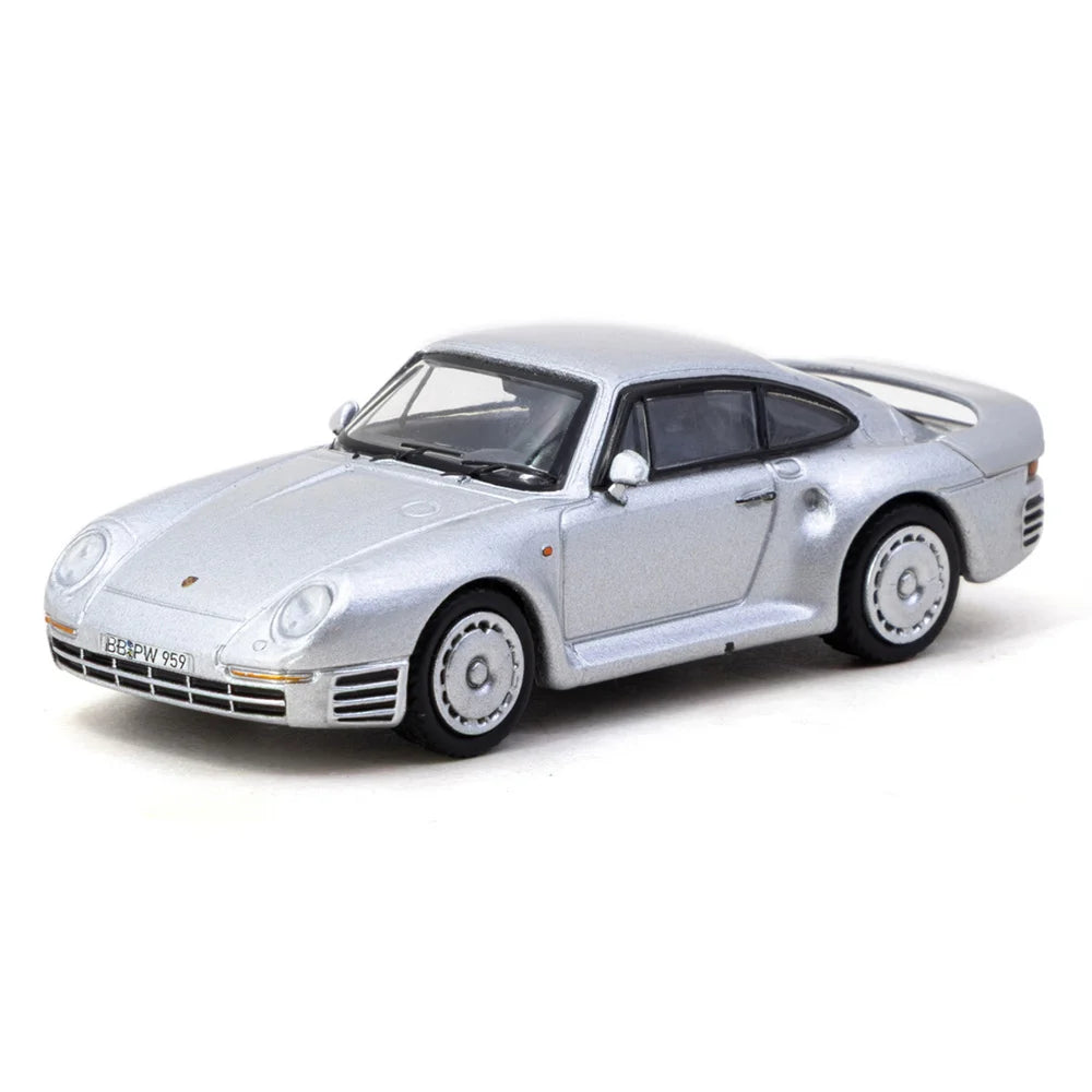 (PRE-ORDER) Tarmac Works GLOBAL64 1:64 Porsche 959 Silver T64G-068-SL