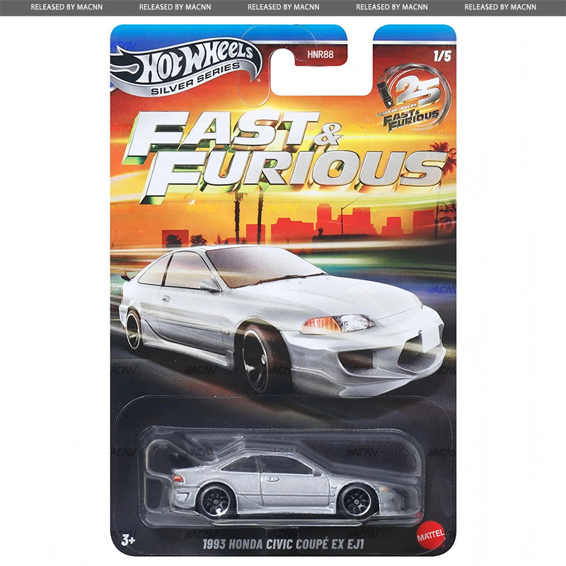 (PRE-ORDER) 2026 Hot Wheels Silver Series Fast & Furious Themed Mix 4 Set of 5 Cars