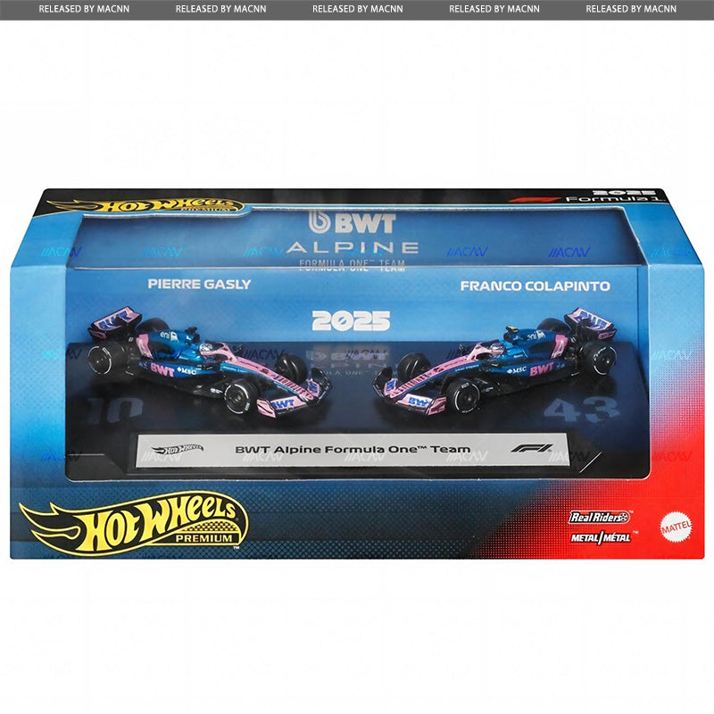 (PRE-ORDER) 2026 Hot Wheels Premium F1 2 Pack "Mix 3 of 2026" Ferrari/Aston Martin/ Alpine JMM89- 956C