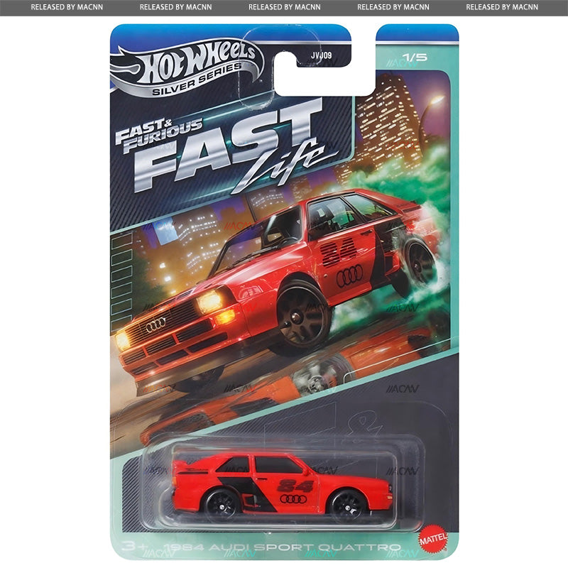 (PRE-ORDER) 2027 Hot Wheels Silver Series Fast & Furious Themed Mix 1 "Fast Life" Factory Sealed Case of 10 Cars JVJ09-979A